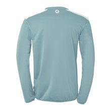Kempa Sport-Langarmshirt Emotion 27 Training Top (100% Polyester) aquablau/weiss Herren