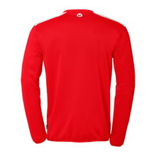 Kempa Sport Long Sleeve Shirt Emotion 27 Training Top (100% Polyester) Red/White Men