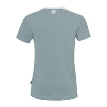 Kempa Sport-Shirt Emotion 27 (100% Polyester) aquablau/weiss Damen