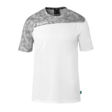 Kempa Sport T-shirt Athletics 29 (100% Polyester) white/grey men's
