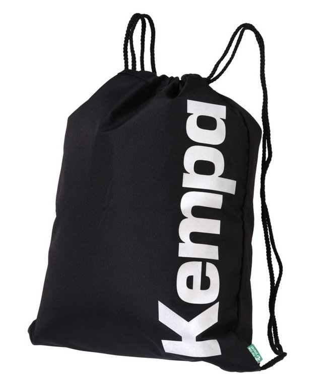 Kempa Sportbeutel Gymbag mit Reißverschluss - schwarz