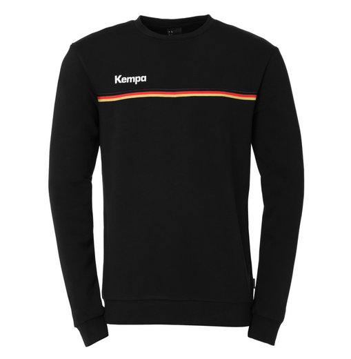 Kempa Sweatshirt Team Deutschland/Germany (angenehmes Tragegefühl) schwarz Herren