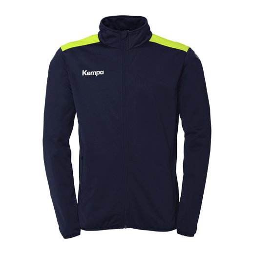 Kempa Trainingsjacke Emotion 27 (Full-Zip, 100% Polyester) marineblau/gelb Herren