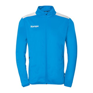 Kempa Trainingsjacke Emotion 27 (Full-Zip, 100% Polyester) kempablau/weiss Herren