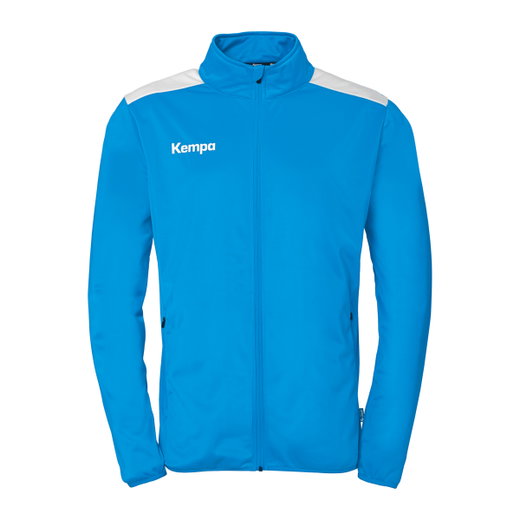 Kempa Trainingsjacke Emotion 27 (Full-Zip, 100% Polyester) kempablau/weiss Herren