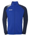 Kempa Training Jacket Poly Ambition 28 (Full-Zip, 100% Polyester) blue/navy blue men's
