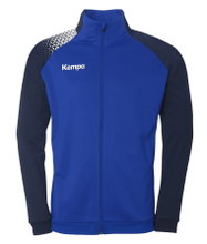 Kempa Training Jacket Poly Ambition 28 (Full-Zip, 100% Polyester) blue/navy blue men's