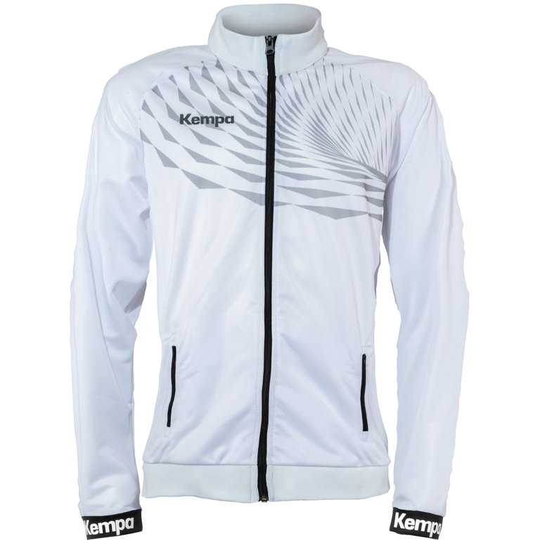 Kempa Trainingsjacke Wave 26 (100% Polyester, elastisch) weiss Damen