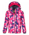 Killtec Winterjacke Viewy (winddicht, wasserdicht, Schneefang) pink/blau Kleinkinder