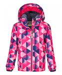 Killtec Winterjacke Viewy (winddicht, wasserdicht, Schneefang) pink/blau Kleinkinder