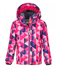 Killtec Winter Jacket Viewy (windproof, waterproof, snow guard) pink/blue toddlers