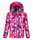 Killtec Winterjacke Viewy (winddicht, wasserdicht, Schneefang) pink/blau Kleinkinder