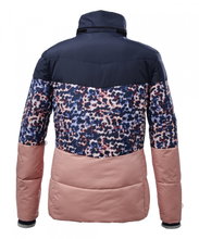 Killtec Winterjacke in Daunenoptik mit abzippbarer Kapuze (wind- und wasserabweisend, PFC-frei) blau/rose Kinder