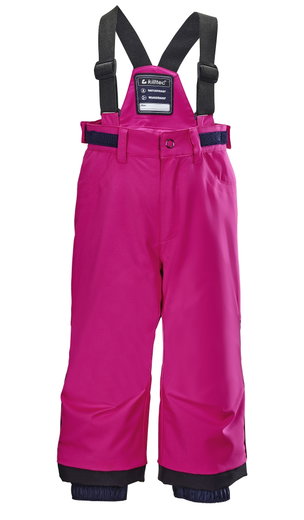 Killtec Winter-Skihose KSW 91 (wasserdicht, atmungsaktiv, PFC-frei, Schneefang, Kantenschutz) neonpink Kleinkinder