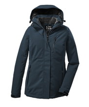 Killtec Winter Jacket KOW 140 with Hood (waterproof and windproof) light petrol ladies