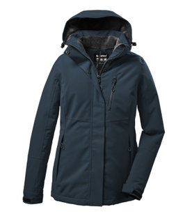 Killtec Winterjacke KOW 140 mit Kapuze (wasser- und winddicht) hellpetrol Damen
