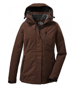 Killtec Winterjacke KOW 140 mit Kapuze (wasser- und winddicht) cappucinobraun Damen
