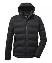 Killtec Steppjacke Kow 151 mit Kapuze - wasser- und windabweisend - schwarz Herren