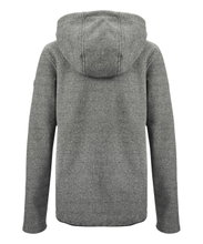 Killtec Strickfleecejacke Kow 200 mit Kapuze (warm, Midlayer) hellgrau Kinder