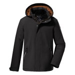 Killtec Winterjacke Kow 206 Daunenoptik mit Kapuze (wind- und wasserdicht, atmungsaktiv, PFC-frei) schwarz Kinder