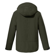 Killtec Winter Jacket Kow 206 Down Look with Hood (wind and waterproof, breathable, PFC-free) olive green Kids