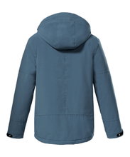 Killtec Winter Jacket Kow 206 Down Look with Hood (windproof, waterproof, breathable, PFC-free) blue-gray Kids