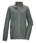 Killtec Fleecejacke KOS 162 (mit Stehkragen) naturgrün Jungen