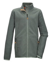 Killtec Fleecejacke KOS 162 (mit Stehkragen) naturgrün Jungen