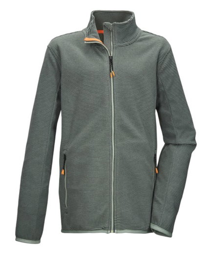 Killtec Fleecejacke KOS 162 (mit Stehkragen) naturgrün Jungen