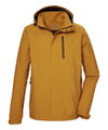 Killtec transitional jacket/function jacket KOS 52 with hood (waterproof, windproof) gold/yellow men's