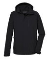 Killtec Übergangsjacke/Funktionsjacke KOS 52 mit Kapuze (wassericht, winddicht) schwarz Herren
