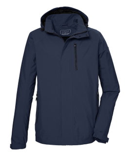 Killtec Übergangsjacke/Funktionsjacke KOS 52 mit Kapuze (wassericht, winddicht) dunkelblau Herren