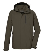 Killtec Übergangsjacke/Funktionsjacke KOS 52 mit Kapuze (wassericht, winddicht) dunkelolive Herren