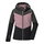 Killtec Funktionsjacke KOW 156 (mit Kapuze, winddicht, wasserdicht) dunkelgrau/pink Mädchen