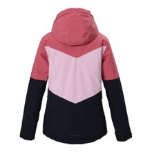 Killtec Funktionsjacke KOW 156 (mit Kapuze, winddicht, wasserdicht) pink/dunkelblau Mädchen