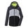 Killtec Funktionsjacke KOW 172 (mit Kapuze, winddicht, wasserdicht) stahlgrau/schwarz Jungen
