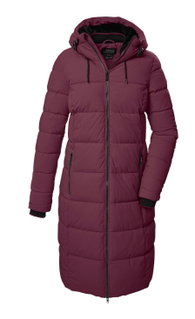 Killtec Wintermantel KOW 56 QLTD mit Kapuze (atmungsaktiv, winddicht, wasserabweisend) violett Damen