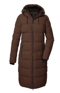 Killtec Wintermantel KOW 56 QLTD mit Kapuze (atmungsaktiv, winddicht, wasserabweisend) cappucino braun Damen