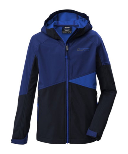 Killtec Softshelljacke KOS 142 (mit Kapuze, winddicht) dunkelblau Jungen