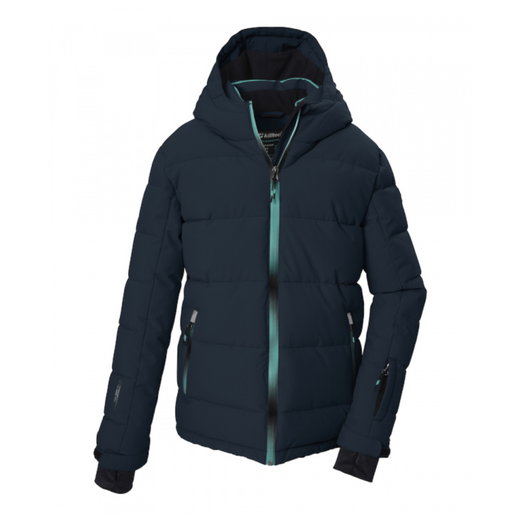Killtec Winter Quilted Jacket KSW 203 (Ski Jacket, Snow Skirt, Windproof) Petrol Boys