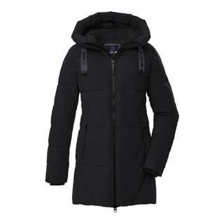 Killtec Winter-Steppparka GW 30 mit Kapuze (atmungsaktiv, winddicht) schwarz Damen