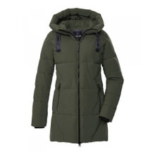 Killtec Winter-Steppparka GW 30 mit Kapuze (atmungsaktiv, winddicht) olivegrün Damen