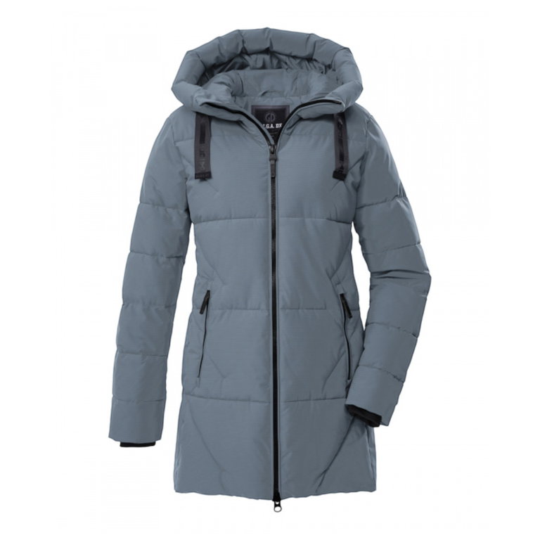 Killtec zimowy parka GW 30 z kapturem (oddychająca, wiatroszczelna) oceanblue dla kobiet