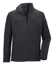 Killtec Knitted Fleece Jacket Kow 28 with Stand-up Collar (high wearing comfort) dark grey Men