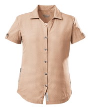 Killtec Wanderbluse Kurzarm KOS 77 (4-Wege-Stretch, schnelltrocknend) orange Damen