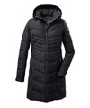 Killtec Winter-Daunenmantel mit abzippbarer Kapuze (Parka, wasser- und windabweisend) schwarz Damen