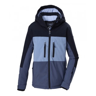 Killtec Winter-Skijacke KOW 174 mit Kapuze (Funktionsjacke, wasserdicht, Schneefang) dunkelblau/blau Jungen