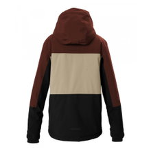 Killtec Winter-Skijacke KOW 174 mit Kapuze (Funktionsjacke, wasserdicht, Schneefang) dunkelbraun/schwarz Jungen