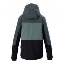 Killtec Winter-Skijacke KOW 174 mit Kapuze (Funktionsjacke, wasserdicht, Schneefang) atlanticblau/grün Jungen