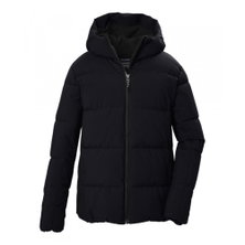 Killtec Winter Quilted Jacket KOW 146 with Hood (Windproof) Black Boys